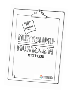 Opetusmateriaalin kannessa lukee: "Ratkaise murtolukujen mysteeri!".